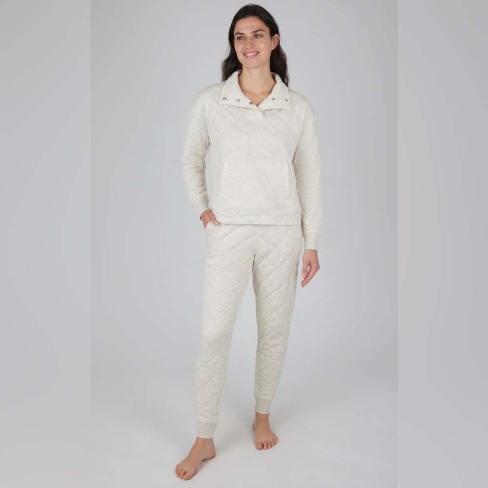 90 Degree by Reflex Quilted Jogger Lounge Set Small